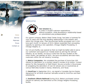 Tablet Screenshot of chicagoheightsprocessing.com
